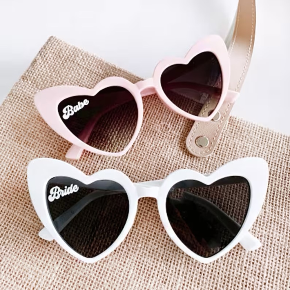 Etsy Babe light pink sunglasses